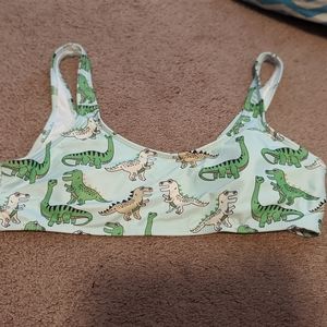 dinosaur swim suit top